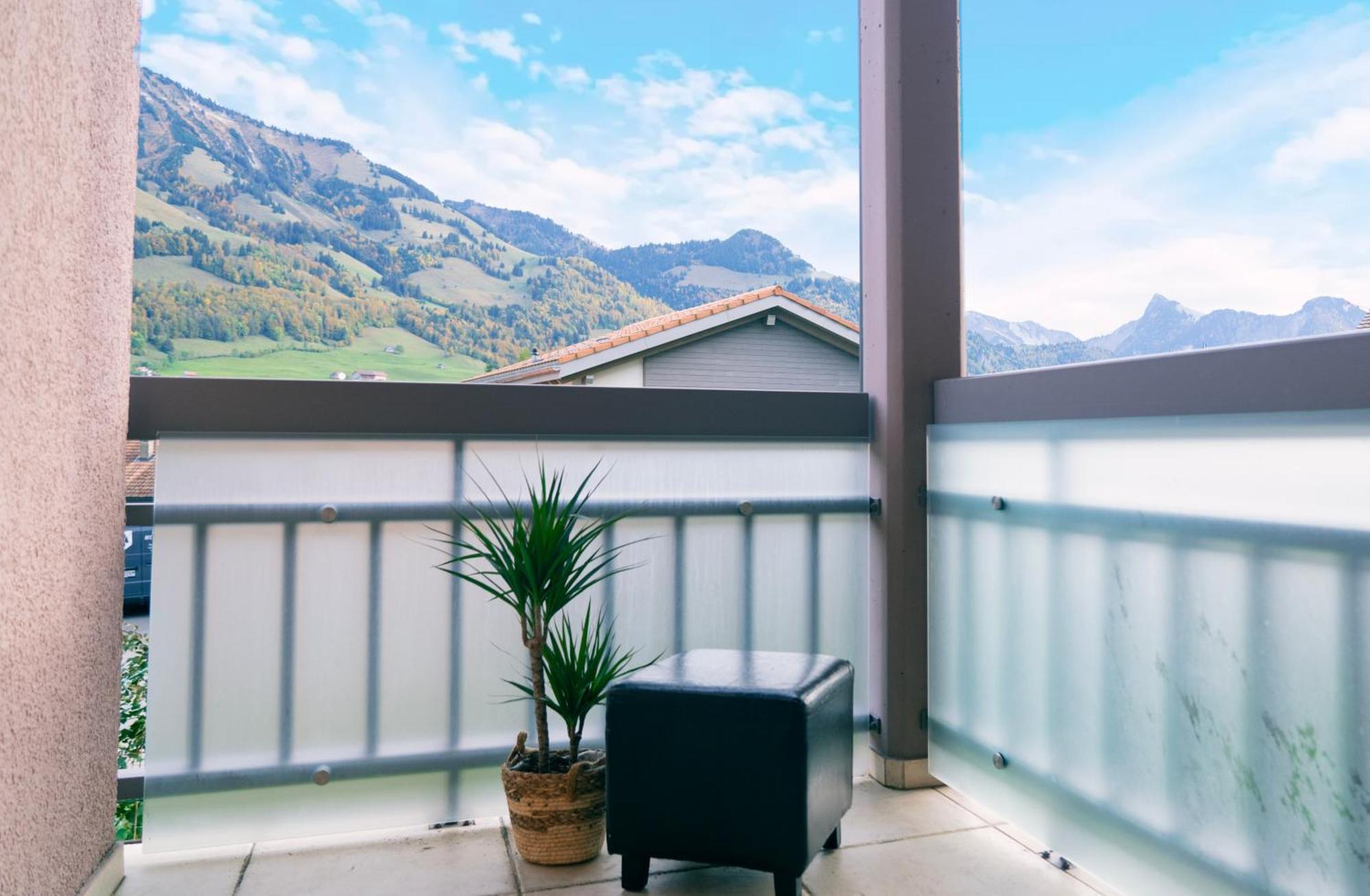 Gruyere Alpes Appartement 3 Chambres Bbq Parking Neirivue Ngoại thất bức ảnh