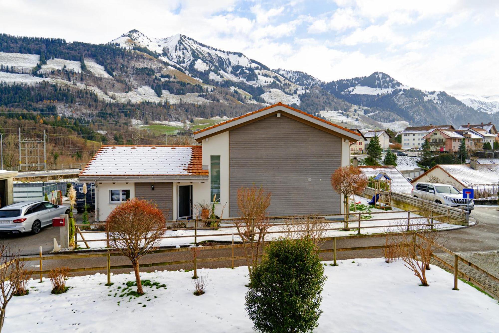 Gruyere Alpes Appartement 3 Chambres Bbq Parking Neirivue Ngoại thất bức ảnh